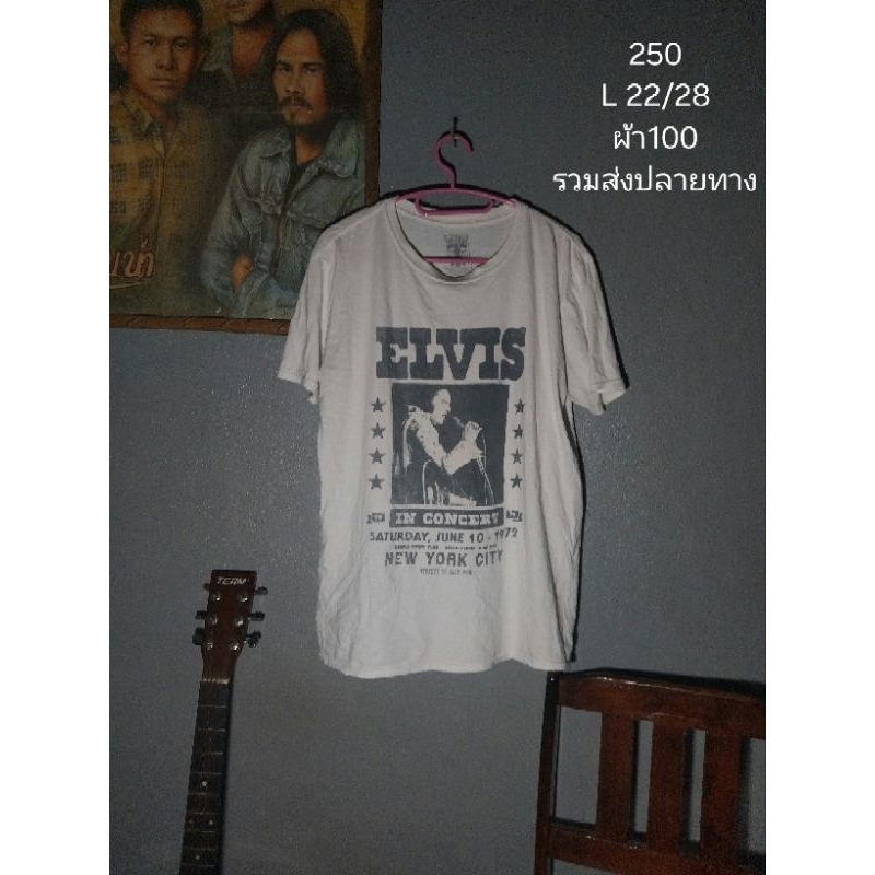 เสื้อวง ELVIS แท้มือสอง