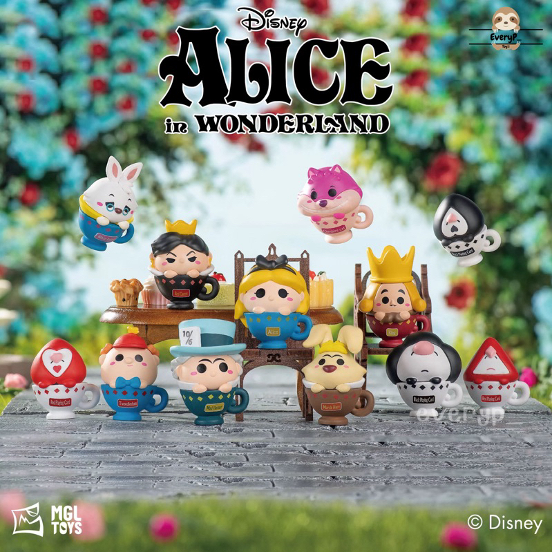 (ส่งด่วน) ซองสุ่มบีน Alice ♠️ (1จุ่มมี1จิ๋ว) Disney MGL Alice in Wonderland Series Mini Bean บีนอลิส alice
