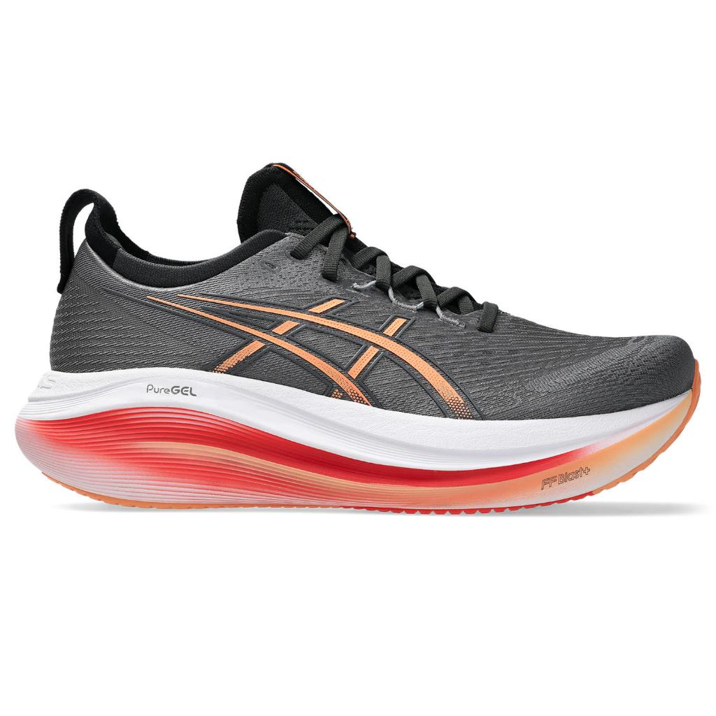 ASICS : 1011B957.021 GEL-NIMBUS 27 MEN RUNNING ผู้ชาย รองเท้าวิ่ง ของแท้ หน้ากว้างพิเศษ 4E  CARBON/M