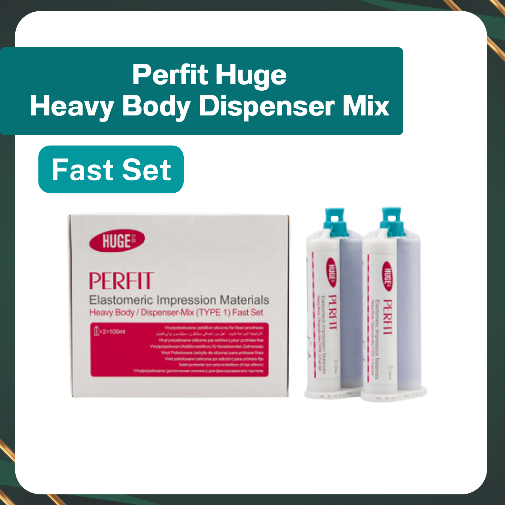 พร้อมส่ง PERFIT Huge Heavy Body-Dispenser Mix Heavy body พิมพ์ปาก ทันตกรรม