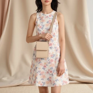 La Lune Linda กระเป๋าสะพายข้างผู้หญิง กระเป๋าหนัง PU พรีเมี่ยม สไตล์มินิมอล Made in Thailand