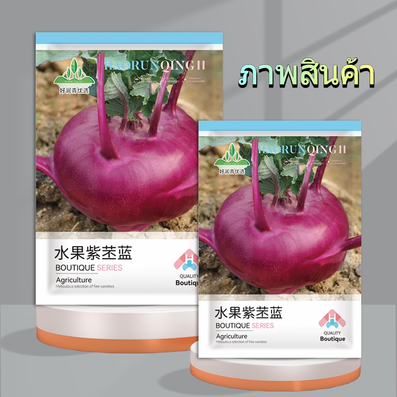 600 เมล็ด เมล็ดพันธุ์กะหล่ำปมม่วง เมล็ดกะหล่ำปมม่วง กะหล่ำปมม่วง โคราบี้สีม่วง เปลูกง่าย - รูปที่ 6