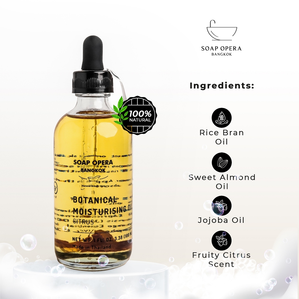 Botanical Moisturizing Body Oil in Citrus Scent