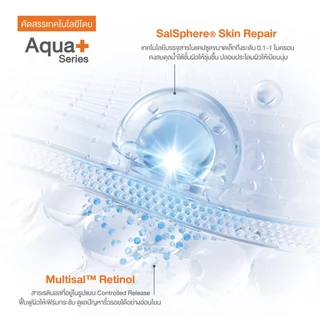 (ส่งฟรี จากแบรนด์) Aqua+ Series Skin Boosting Advanced Cream 30 g. ครีมบำรุงผิวหน้า ล้ำลึก