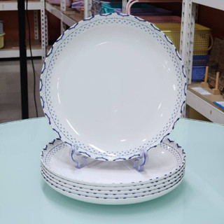 ซุปเปอร์เเวร์ จานใบบัว ลายไชนีส มี2ขนาดให้เลือก