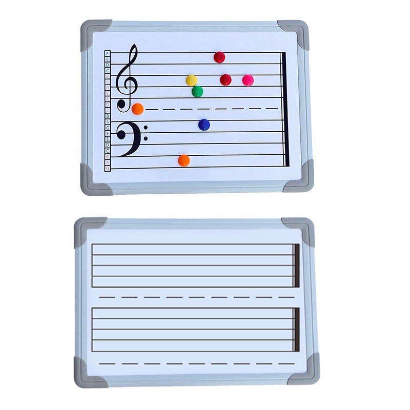 (พร้อมส่ง ) กระดานโน้ตแม่เหล็ก แม่เหล็กโน้เตรียนดนตรี ไวท์บอร์ดฝึกดนตรี เปียโน ไวโอลิน กีตาร์  การ์ดแม่เหล็กเขียนซ้ำได้