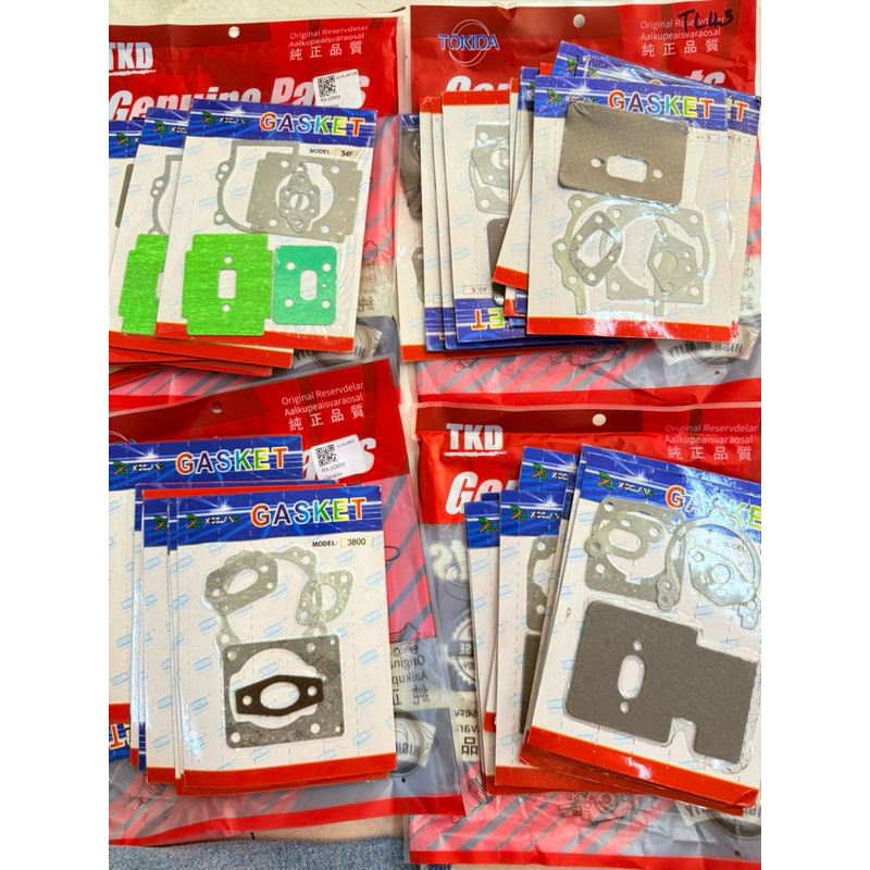 ปะเก็นชุด ประเก็น RBC411 NB411 TL43 3800 5200 5800 34F/260 gx35 และ TU26 เครื่องตัดหญ้า