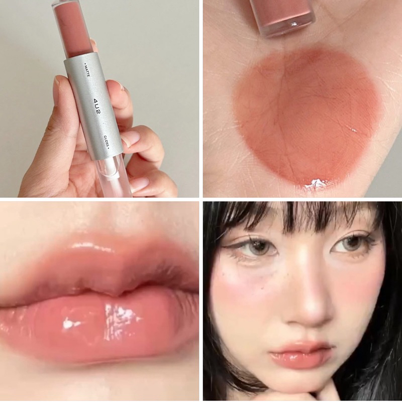 4U2 TWOGETHER MATTE AND GLOSS LIP - ลิปกระจก