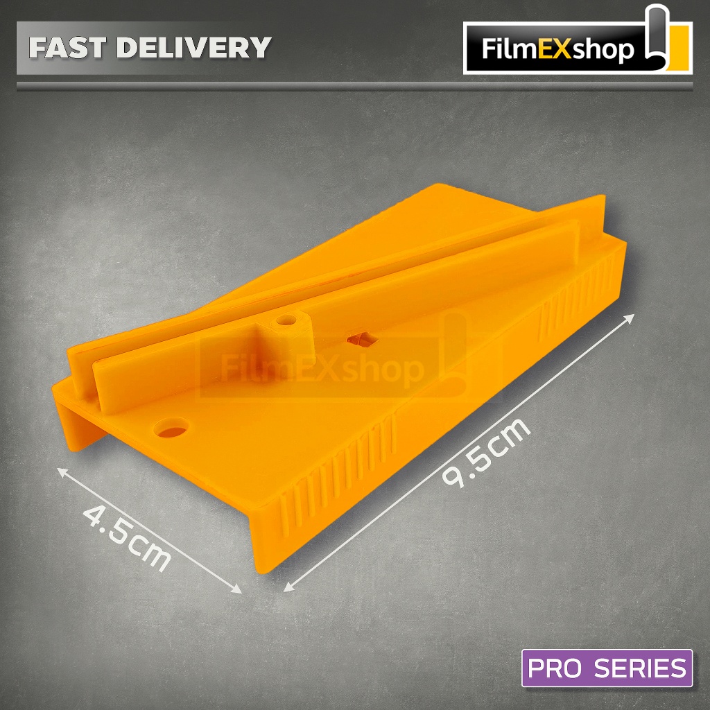 ตัวลับขอบเกียง ที่ลับขอบเกียง เครื่องมือช่างฟิล์ม อุปกรณ์ติดฟิล์ม Hard Card Squeegee Sharpener