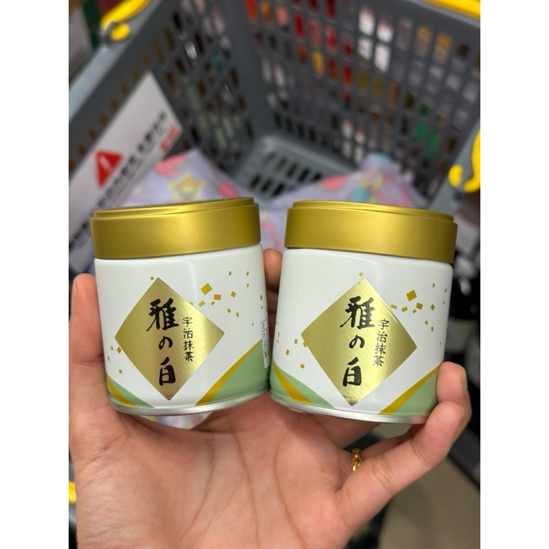 💚มัทฉะ พร้อมส่ง💚Miyabi no shiro 40g Matcha เกรดพิธีการ โทนถั่วแมคคาเดเมีย หอมมากอร่อยย