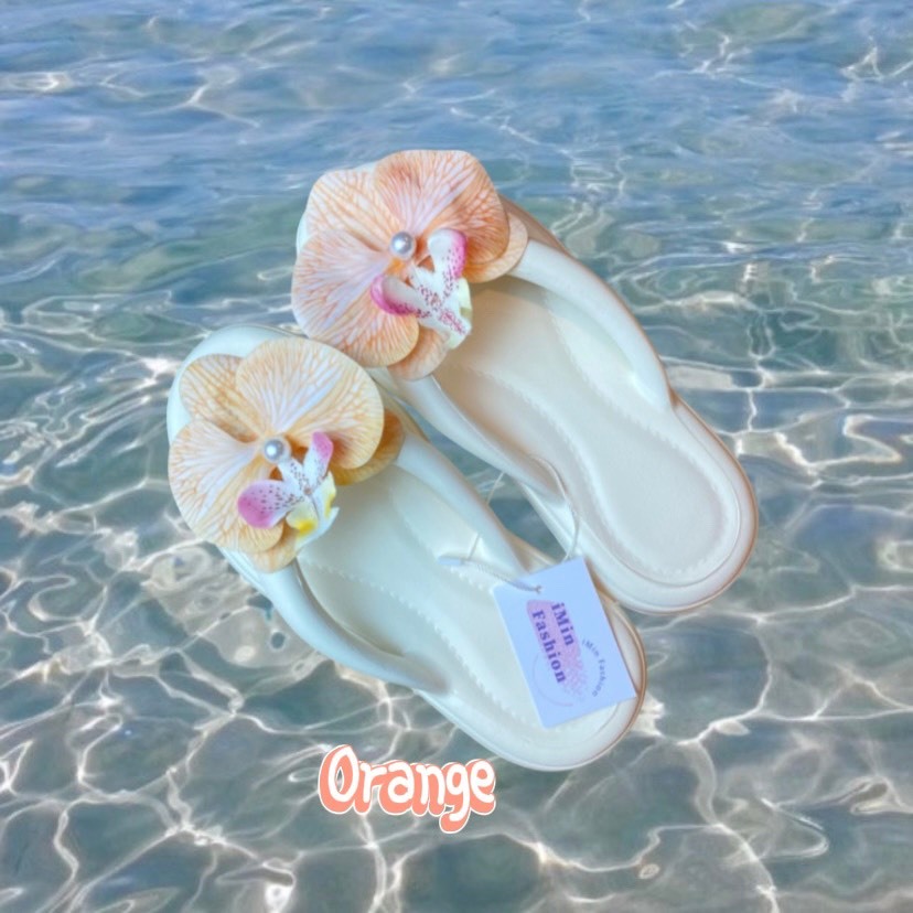 รองเท้าแตะดอกกล้วยไม้ ORCHID SHOE