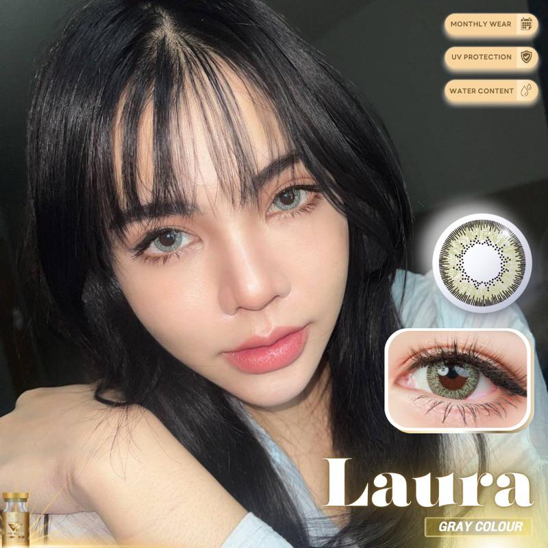 💛  Laura 💛 คอนแทคเลนส์ 👁️ (Wewink) ค่าอมน้ำ 60% มากสุดในไทย (เลนส์กรองแสง) Hydrogel Lens สายตาปกติs