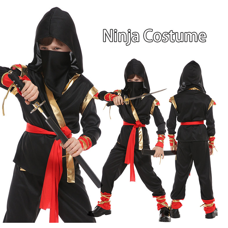 ชุดแฟนซี นินจา ซามูไร สำหรับเด็ก พร้อมส่ง Ninja Samurai Fancy Kid Costume for Halloween