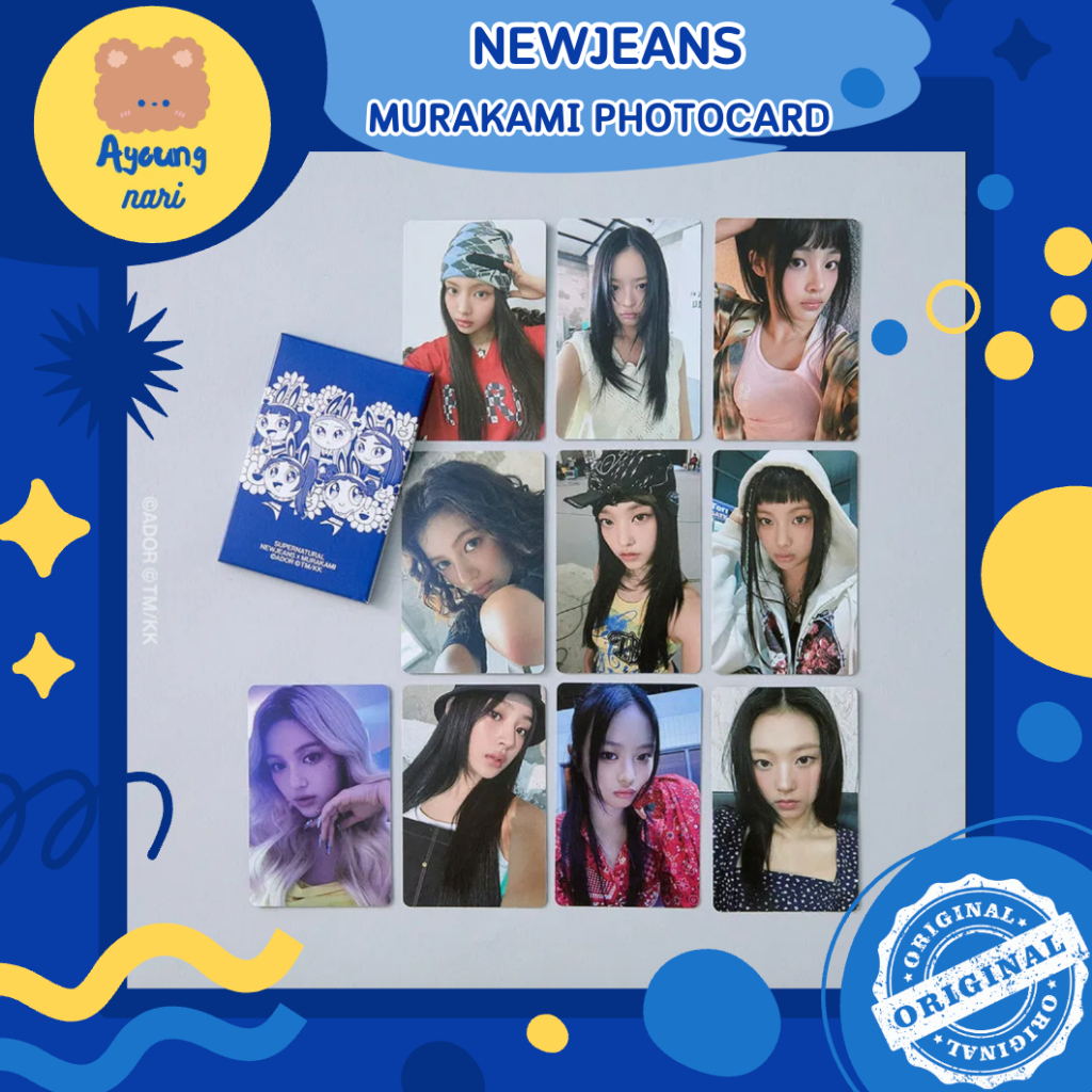 พร้อมส่ง NewJeans X MURAKAMI PHOTOCARD SET โฟโต้การ์ด นิวจีนส์ มุราคามิ