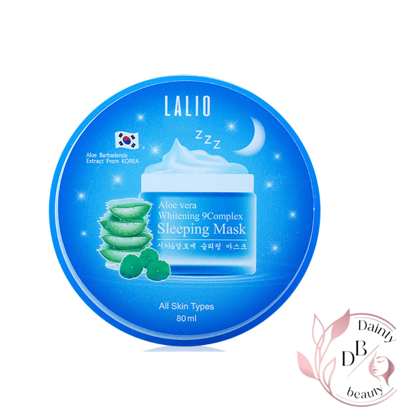 LALIO สลีปปิ้ง มาส์ก ALOE VERA WHITENING 9COMPLEX SLEEPING MASK 80 กรัม