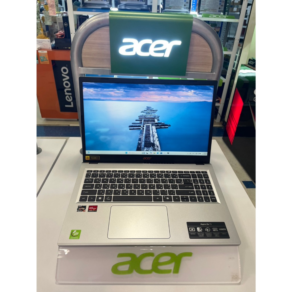 โน๊ตบุ๊ค Acer Aspire Go 15 AG15-41P-R82G Silver