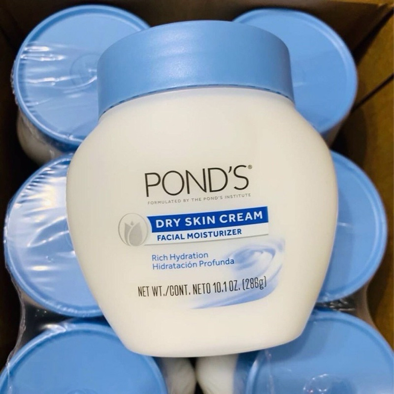 แท้🇺🇸นำเข้า ครีม POND'S Dry Skin Cream Facial Moisturizer กระปุกใหญ่ 286g.