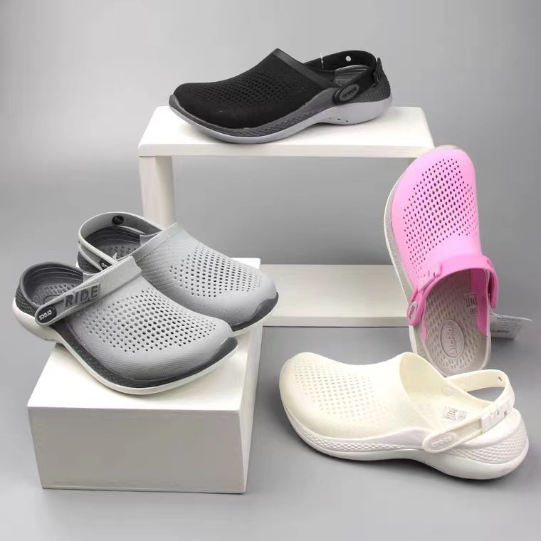 (สินค้าพร้อมจัดส่ง)Crocs Literide 360 Clog รองเท้าผู้ชายรองเท้าแตะขี้เกียจลําลองรองเท้าแตะกลางแจ้ง/แจกตัวติดรองเท้า
