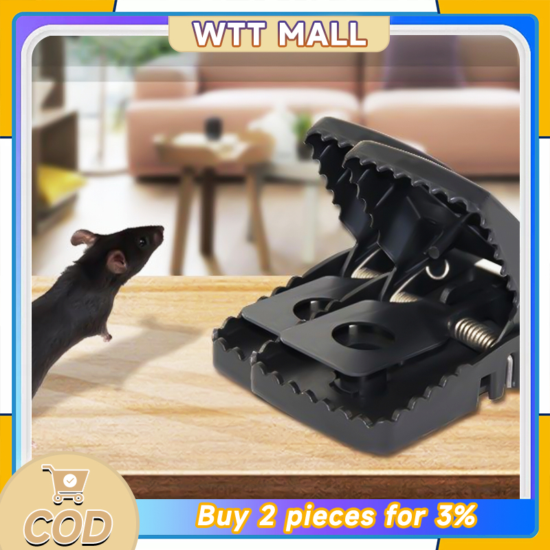 ดักหนู ขนาดใหญ่ คลิปกับดัก ใช้ซ้ำได้ กับดักหนู ความไวสูง กับดักหนูสปริง mouse traps สปอตสินค้า