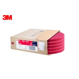 แผ่นขัดพื้น 3M สำหรับเครื่องขัดพื้น 3สี แดง ขาว ดำ ขนาด 16' 18' 20'นิ้ว (1แผ่น)