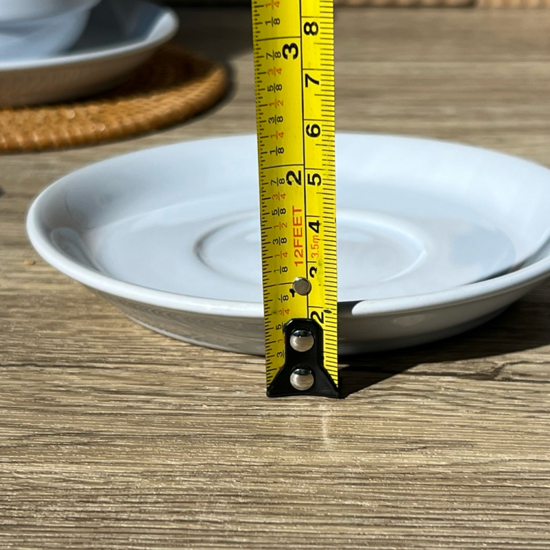 แก้วกาแฟเซรามิคสีขาว ชุดกาแฟพร้อมจานรอง มาตราฐานโรงแรม - รูปที่ 6