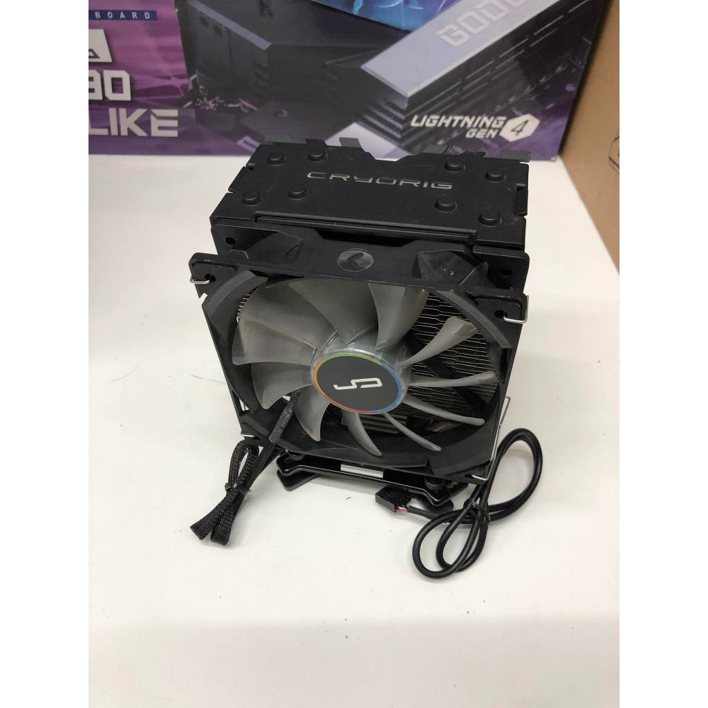 CPU AIR COOLER (พัดลมซีพียู) CRYORIG H7 QUAD LUMI ซิงต์ลม ปรับแต่งไฟได้ ผ่าน nzxt cam ขาครบ