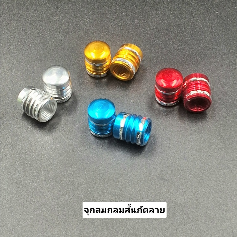 จุกลมรถมอเตอร์ไซค์รถยนต์ ขายเป็น1คู่ 5คู่ 10คู่จุกลมทรงปากแตร/กลมสั้น/กลมยาว/ทรงจรวด มีให้เลือกคละสี