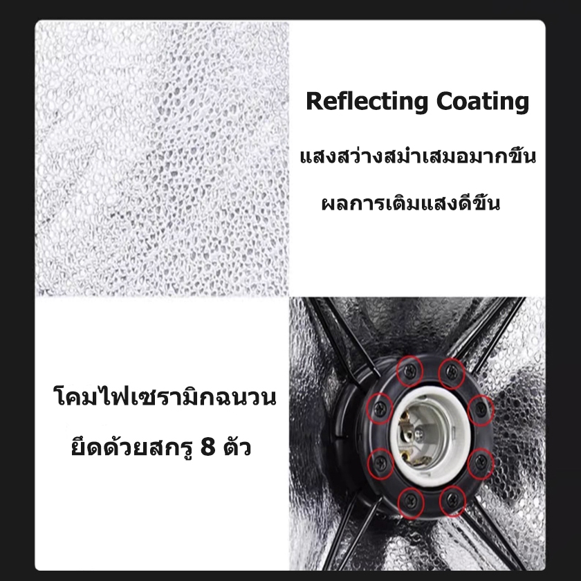 【ร้านแฟลกชิพ】GRTS Photo Studio สตูดิโอถ่ายภาพ ไฟต่อเนื่อง ไฟสตูดิโอ 50x70 Softbox LED Lighting Kits for Photography