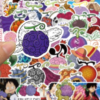 one piece Den Den Mushi Stickers50ชิ้น สติกเกอร์เดนเดนมูชิ จ…