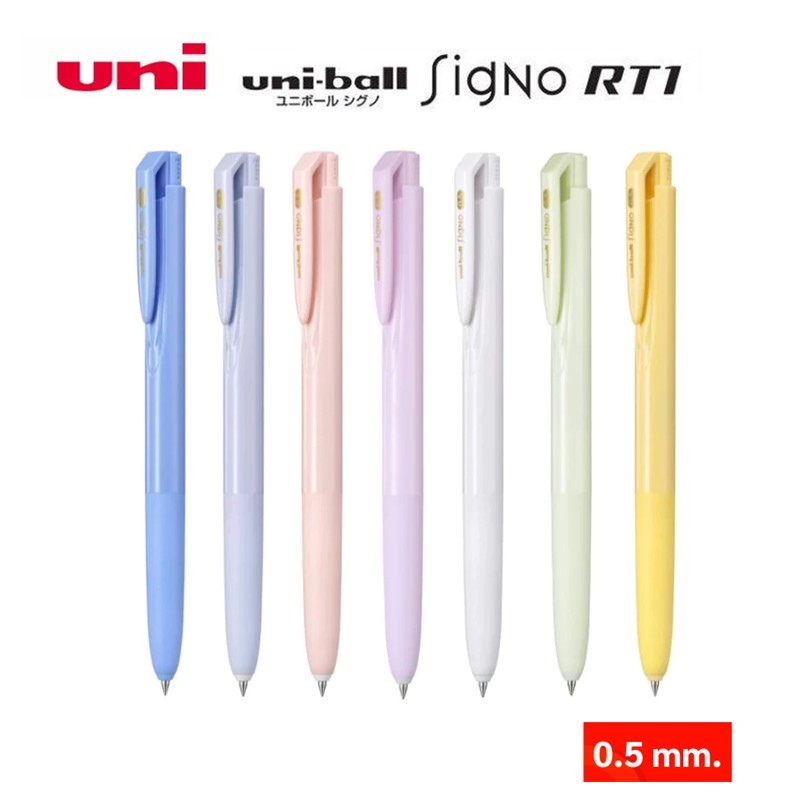 ปากกาเจล Uni-ball SIGNO RT1 UMN-155NC-05 หมึกน้ำเงิน (จำนวน 1 ด้าม)