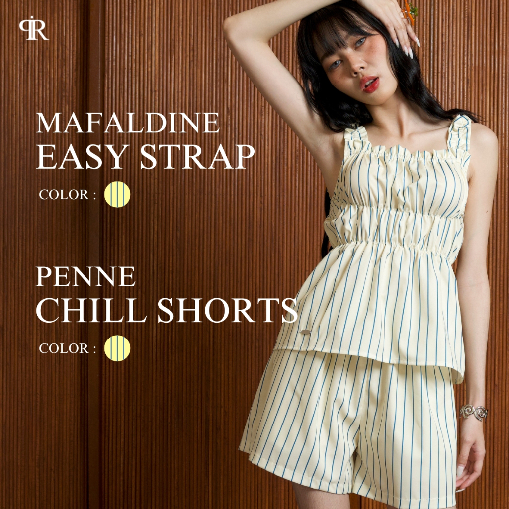 Panchitar Summer Set – ชุดเซต สายเดี่ยว และ กางเกงขาสั้นสวมใส่ง่าย ใส่สบาย เหมาะกับซัมเมอร์