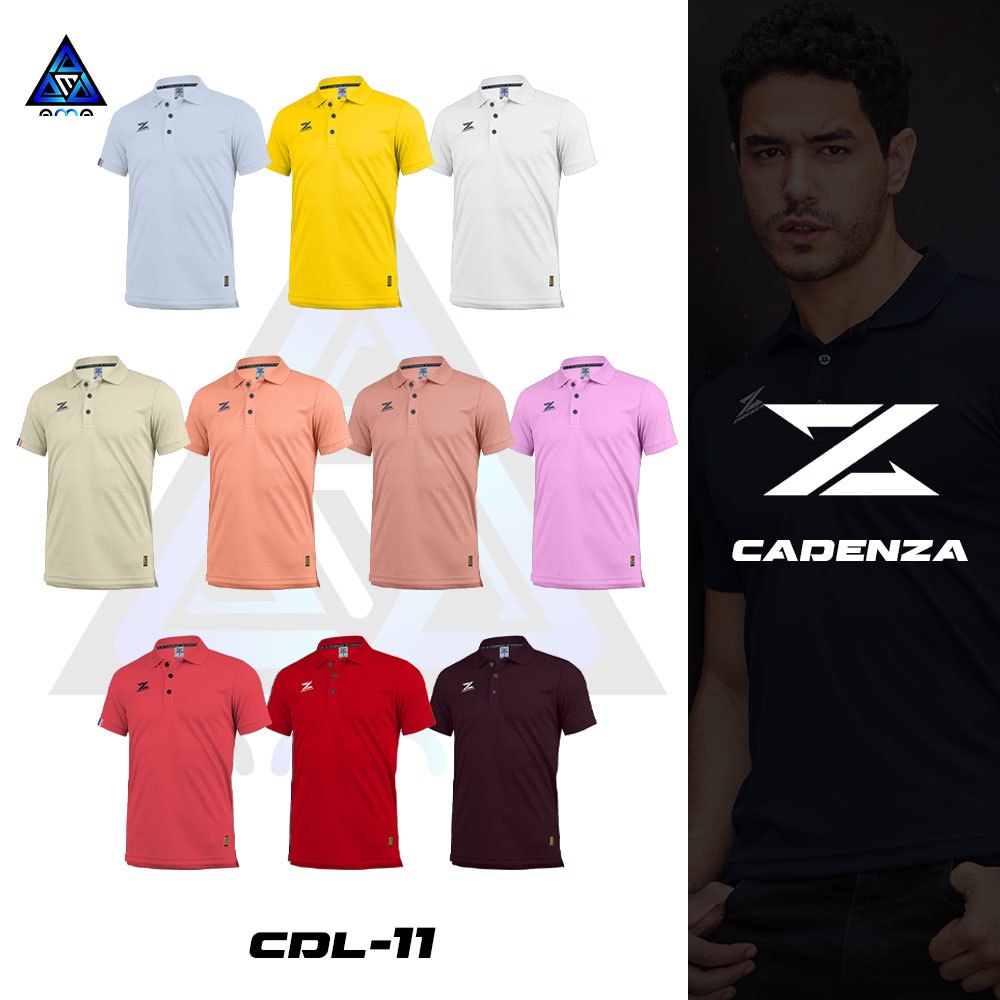 ลดแล้วลดอีก30%  CADENZA รุ่น CLASSIC รหัส CDL-11 คาเดนซ่า เสื้อโปโลผู้ชาย ชุด 2 แท้100%