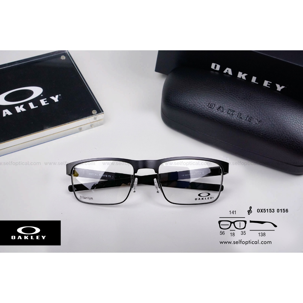 กรอบแว่น METAL PLATE TI Titanium OX 5153 Size 56 ลิขสิทธิแท้ โดย SELF Optical
