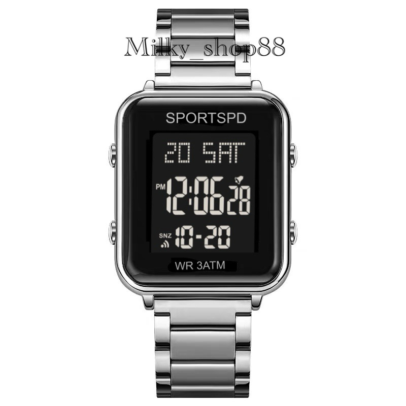 (M39) นาฬิกา SPORT SPD ดิจิตอล สายเรท กันน้ำ100% ใส่ได้ทั้ง ชาย-หญิง (4 สี)