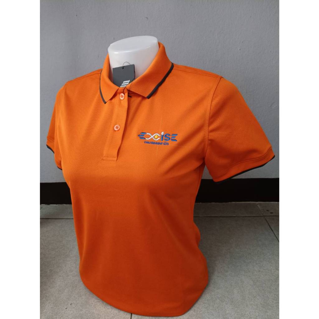 เสื้อโปโลสรรพสามิตEXCISE ชายมีกระเป๋า หญิงไม่มีกระเป๋า