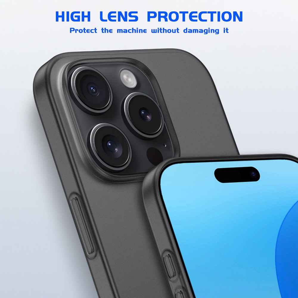 Ultra Slim Crystal Clearเคสโทรศัพท์สําหรับiPhone 11 12 13 14 15 16 Pro Max บางโปร่งใสป้องกันกรณี - รูปที่ 4