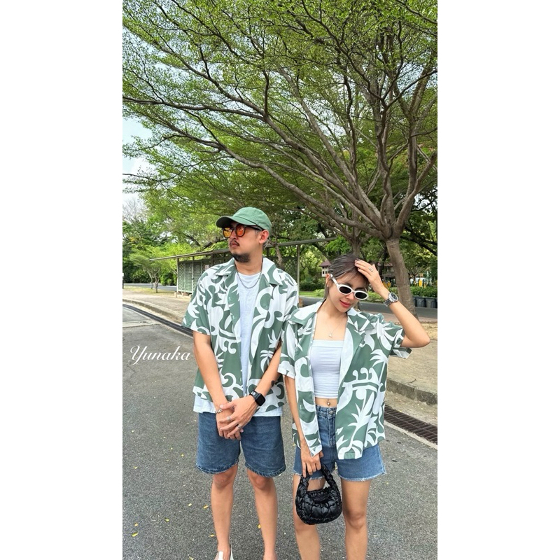 New Arrival !!!! Hawaii Style Shirt   เสื้อเชิ้ตแขนสั้น แบบ Hawaii Style ผ้าพิมพ์ลายสีสันสดใส เหมาะก