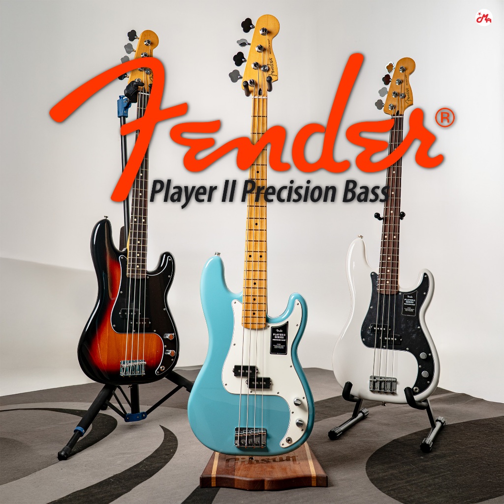Fender Player II Precision Bass เบสไฟฟ้า Music Arms