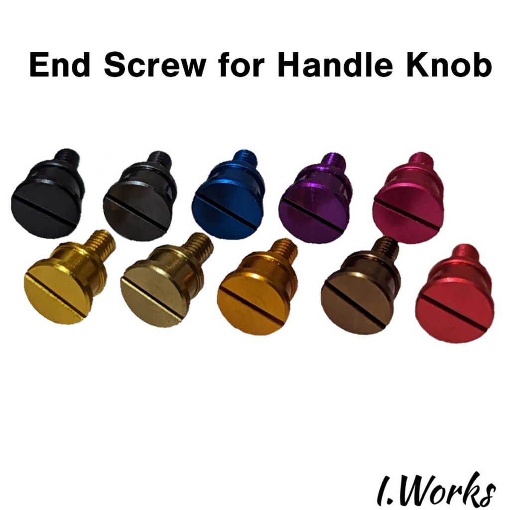 [I.Works] สกรูแบบกําหนดเองสําหรับ I.Works/IOS FACTORY Handle Knob สําหรับชิ้นส่วนรอกตกปลา
