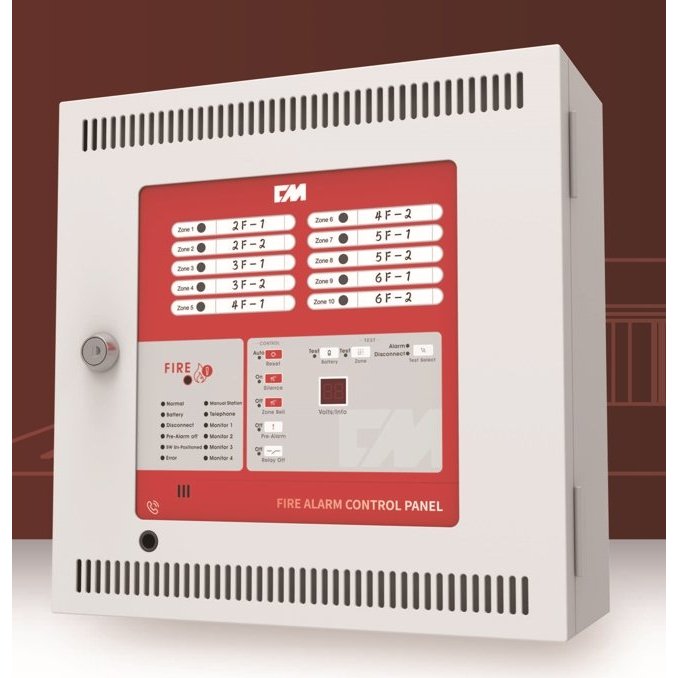 ตู้ควบคุมFire Alarm 5 โซน CM-CP1-5L Fire Alarm Control Panel, 5 Zone, Power supply w/ Battery