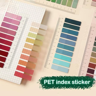 200ชิ้น sticker note ที่คั่นหนังสือ กระดาษโน๊ตมีกาว กันน้ำ สีสวย เน้นข้อความสำคัญ โพสอิท