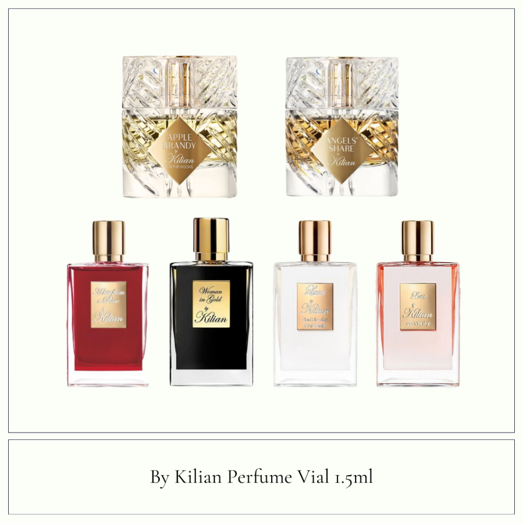 By Kilian Perfume Vial 1.5ml Angel's Share, Apple Brandy, Love Don't Be Shy, Born To Be Unforgettabl