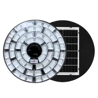 โคมไฟโซลาร์เซลล์ UFO 800000W ขนาด 68 cm แสงสีขาว โคมไฟ 4 ชั้น