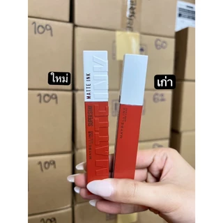 [ แมทอิ้งค์ ] MAYBELLINE SUPERSTAY MATTE INK เมย์เบลลีน ซุปเปอร์ สเตย์ แมท อิ้งค์ ลิปแมท สีสดชัด ไม่ตกร่อง ติดทน 16 ชม.