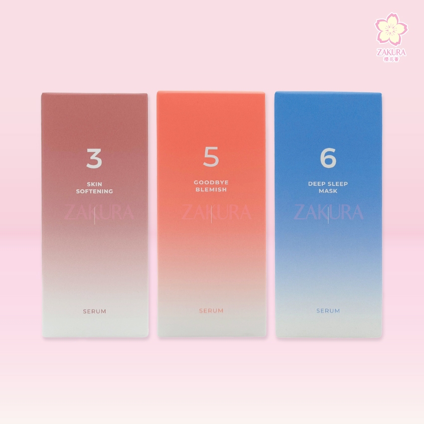 Numbuzin No. 3 Skin Softening Serum/ No. 5 Goodbye Blemish Serum/ No. 6 Deep Sleep Mask Serum - 50ml