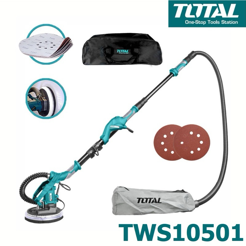 TOTAL เครื่องขัดกำแพง / เครื่องขัดผนัง 1050 วัตต์ ระบบดูดฝุ่นในตัว TWS10501 Drywall Sander