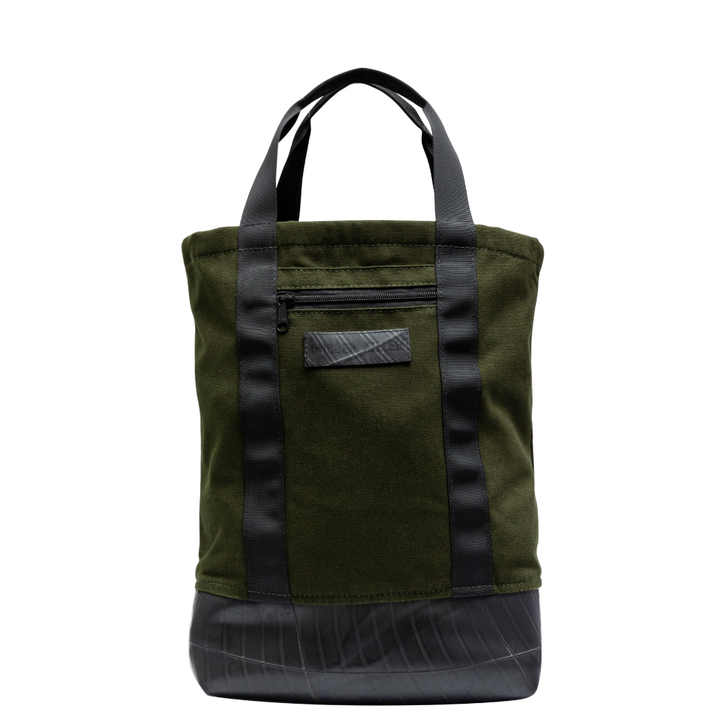 Rubber Killer - Manee สีเขียวมะกอก (กระเป๋าถือผู้ชาย, จุของได้เยอะ)