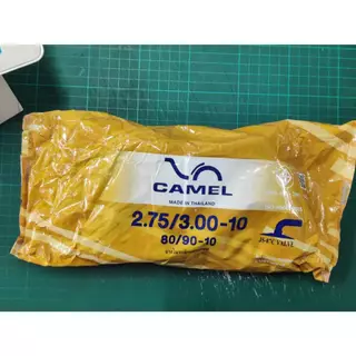 Camel ยางใน ขอบ 10 นิ้ว ยางใน 2.75/3.00-10 จุกงอ