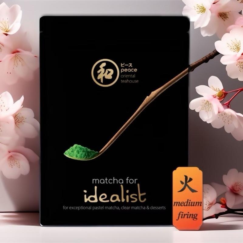 Peace ผงมัทฉะเพียว 100% ไม่ผสมน้ำตาล (มัทฉะ) | 100% Ground Tea Series