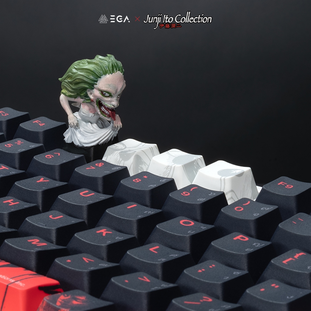 [1 BOX] BLIND BOX Keycap 3D “EGA X JUNJI ITO COLLECTION” กล่องสุ่มคีย์แคป 3D แฮนด์เมดลาย "คลังสยอง" โดยอาจารย์จุนจิอิโต้